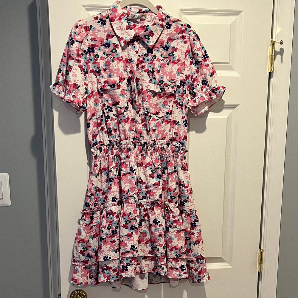 Joy Joy Pink Floral Dress